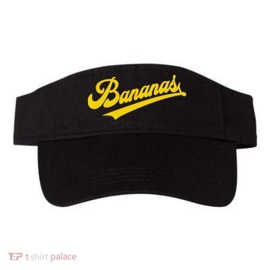 Sporty Varsity Style Bananas Visor