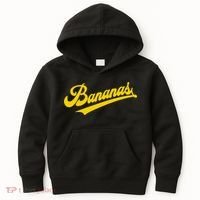 Sporty Varsity Style Bananas Kids Hoodie thumb 0