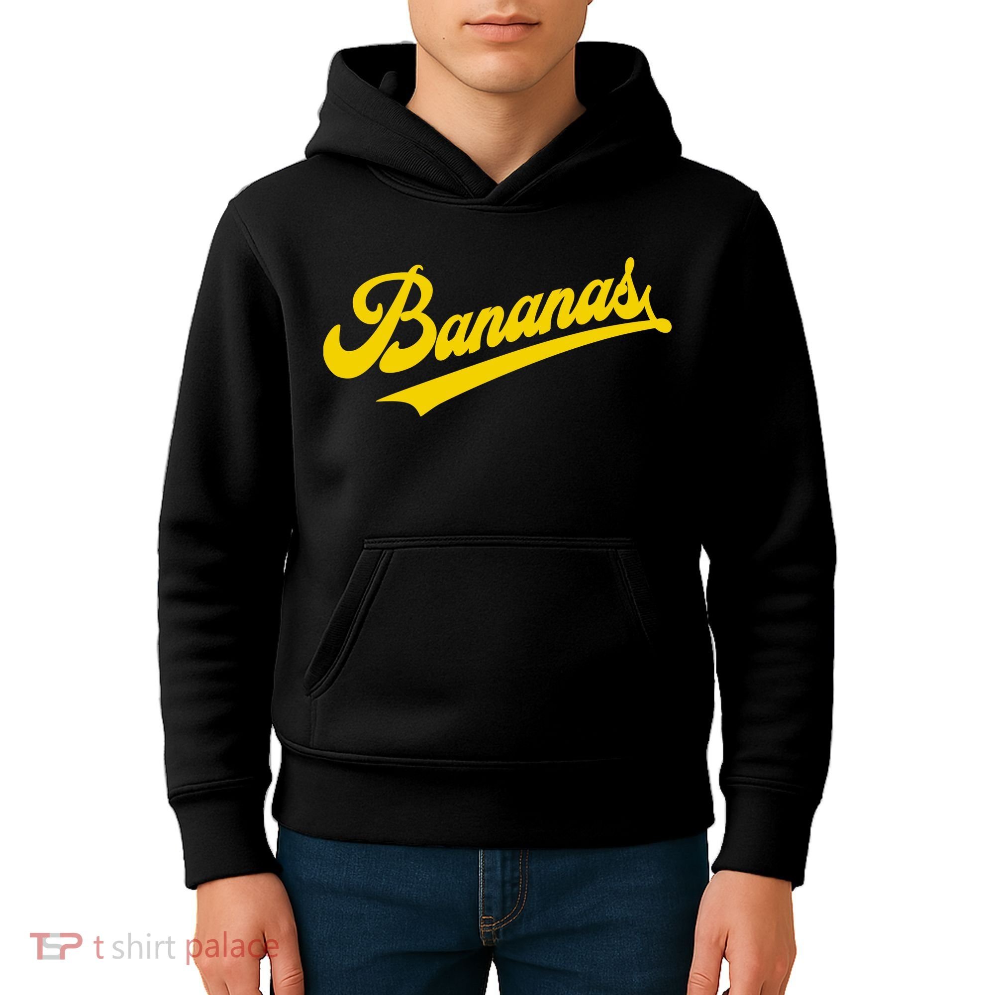 Sporty Varsity Style Bananas Kids Hoodie