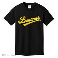 Sporty Varsity Style Bananas Kids T-Shirt thumb 0