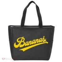 Sporty Varsity Style Bananas Tote Bag thumb 0