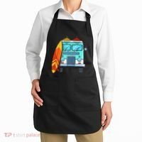 Surf Van Surfboard Palm Trees Surfing Surfer Waves Summer Apron thumb 2