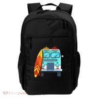 Surf Van Surfboard Palm Trees Surfing Surfer Waves Summer Backpack thumb 0