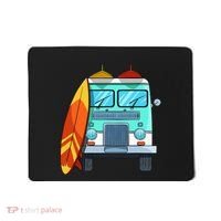 Surf Van Surfboard Palm Trees Surfing Surfer Waves Summer Mousepad thumb 0