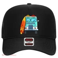 Surf Van Surfboard Palm Trees Surfing Surfer Waves Summer Hat thumb 0