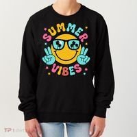 Summer Vibes Tropical Sunset Beach Vacation Women's Sweatshirt thumb 0