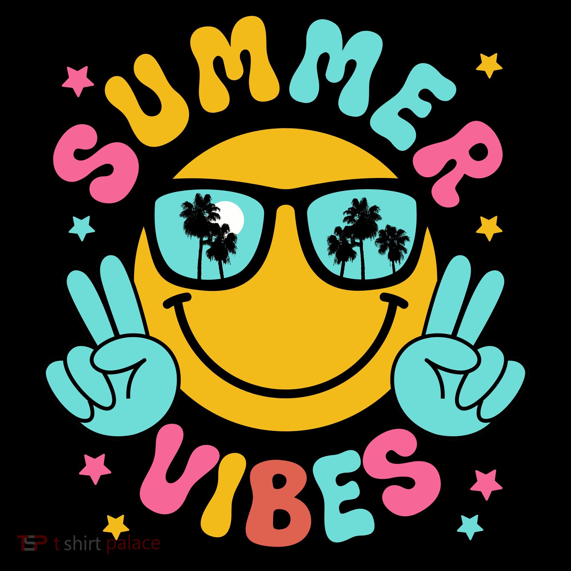 Summer Vibes Tropical Sunset Beach Vacation Women's Hoodie