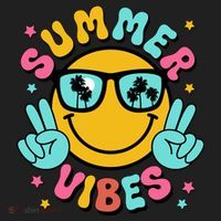 Summer Vibes Tropical Sunset Beach Vacation Tumbler thumb 3