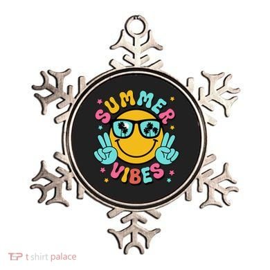 Summer Vibes Tropical Sunset Beach Vacation Ornament