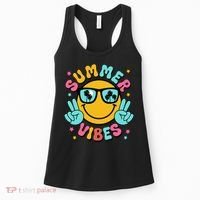 Summer Vibes Tropical Sunset Beach Vacation Women's Tank Top thumb 0
