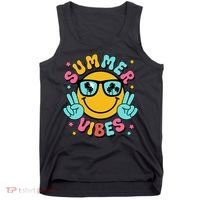 Summer Vibes Tropical Sunset Beach Vacation Tank Top thumb 0