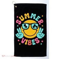 Summer Vibes Tropical Sunset Beach Vacation Golf Towel thumb 0