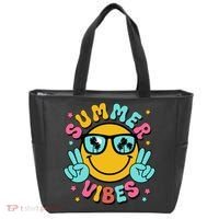 Summer Vibes Tropical Sunset Beach Vacation Tote Bag thumb 0