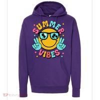 Summer Vibes Tropical Sunset Beach Vacation Hoodie thumb 0