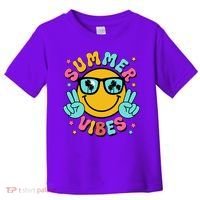 Summer Vibes Tropical Sunset Beach Vacation Toddler T-Shirt thumb 0