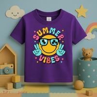 Summer Vibes Tropical Sunset Beach Vacation Toddler T-Shirt thumb 3