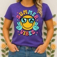 Summer Vibes Tropical Sunset Beach Vacation Women's T-Shirt thumb 2