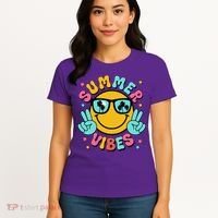 Summer Vibes Tropical Sunset Beach Vacation Women's T-Shirt thumb 4