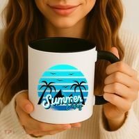 Summer Vibes Tropical Beach Vacation Coffee Mug thumb 3