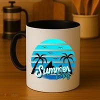 Summer Vibes Tropical Beach Vacation Coffee Mug thumb 4