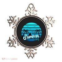 Summer Vibes Tropical Beach Vacation Ornament thumb 0