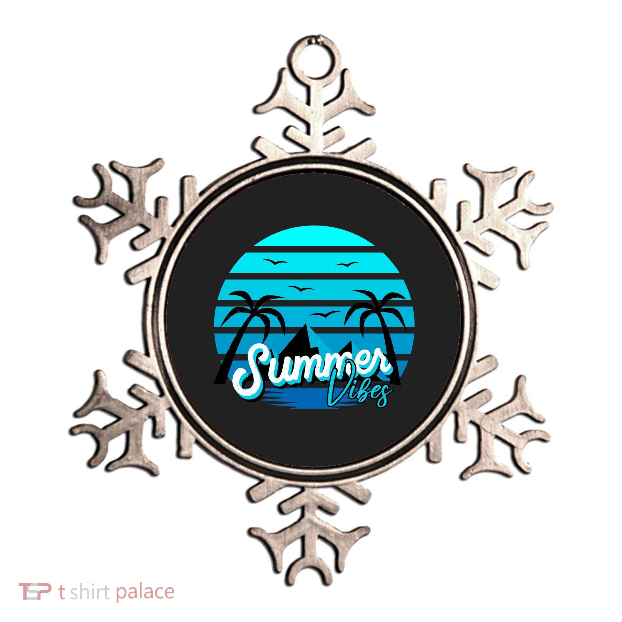 Summer Vibes Tropical Beach Vacation Ornament