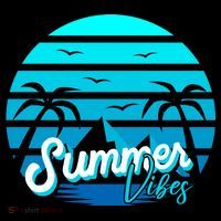 Summer Vibes Tropical Beach Vacation Ornament thumb 1
