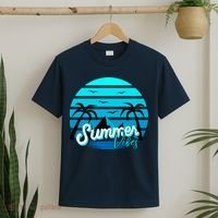 Summer Vibes Tropical Beach Vacation T-Shirt thumb 2