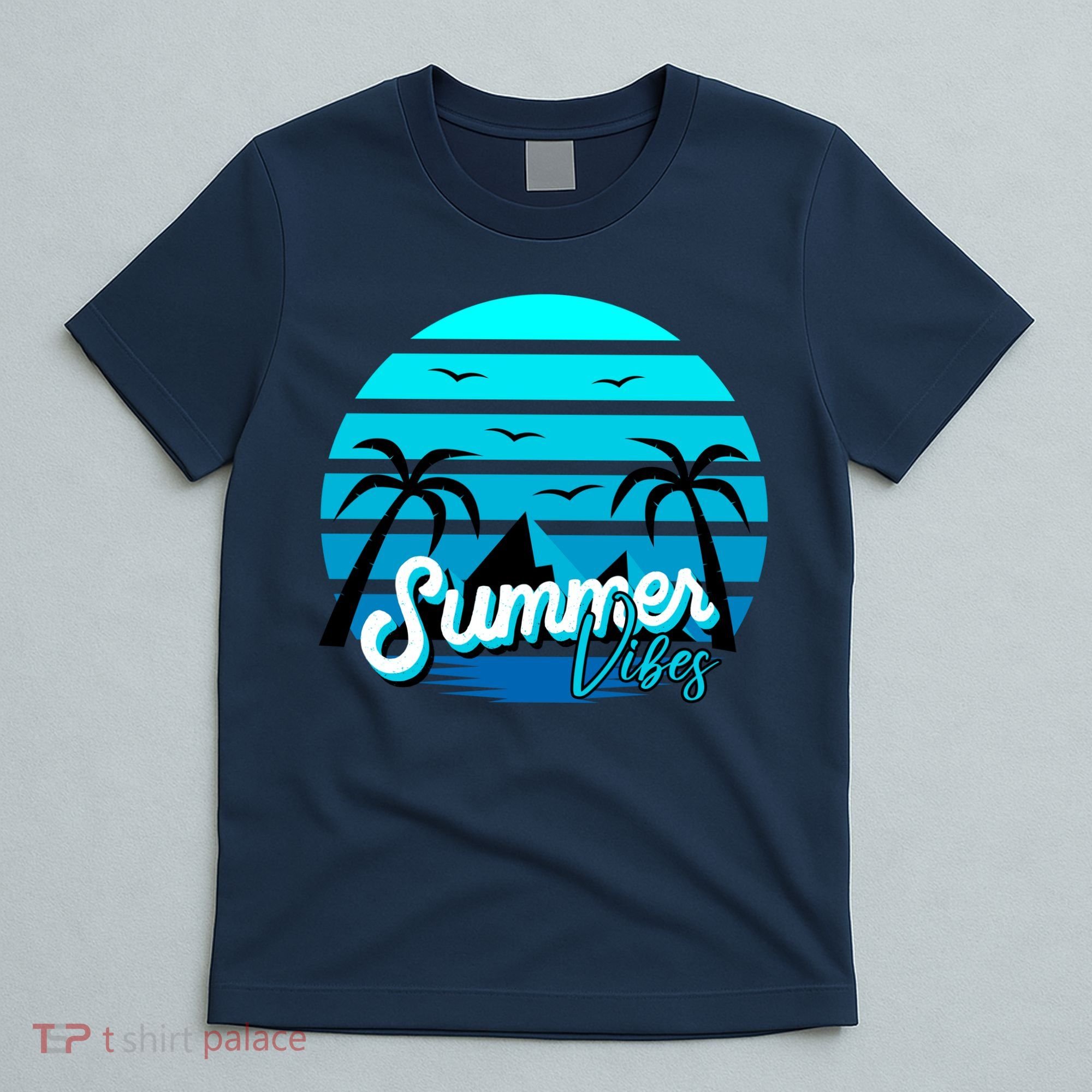 Summer Vibes Tropical Beach Vacation T-Shirt
