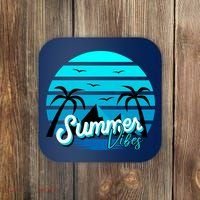 Summer Vibes Tropical Beach Vacation Coaster thumb 0