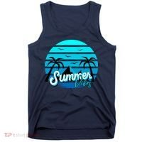 Summer Vibes Tropical Beach Vacation Tank Top thumb 0