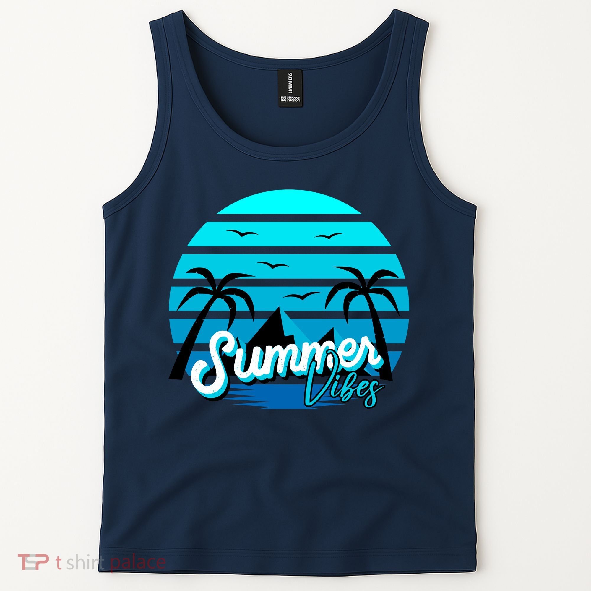 Summer Vibes Tropical Beach Vacation Tank Top