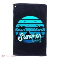 Summer Vibes Tropical Beach Vacation Golf Towel thumb 0
