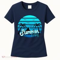 Summer Vibes Tropical Beach Vacation Women's T-Shirt thumb 0