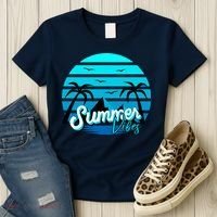 Summer Vibes Tropical Beach Vacation Women's T-Shirt thumb 3