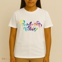 Summer Vibes Tie Dye Colorful T-Shirt thumb 4