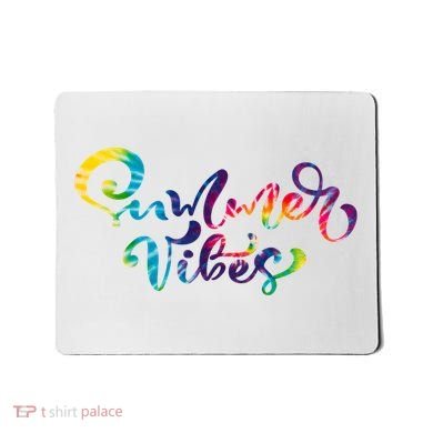 Summer Vibes Tie Dye Colorful Mousepad