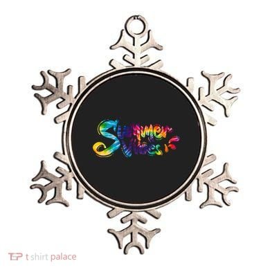 Summer Vibes Tie Dye Rainbow Ornament