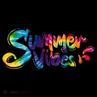 Summer Vibes Tie Dye Rainbow Ornament thumb 1