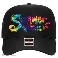 Summer Vibes Tie Dye Rainbow Hat thumb 0
