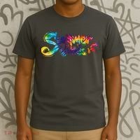 Summer Vibes Tie Dye Rainbow T-Shirt thumb 3
