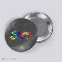 Summer Vibes Tie Dye Rainbow Button thumb 0