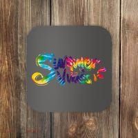 Summer Vibes Tie Dye Rainbow Coaster thumb 0