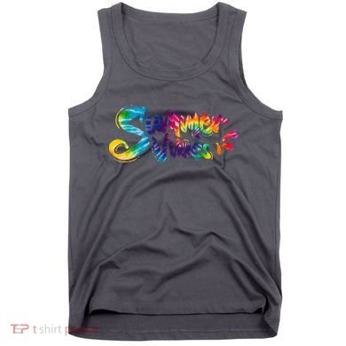 Summer Vibes Tie Dye Rainbow Tank Top