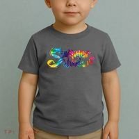 Summer Vibes Tie Dye Rainbow Toddler T-Shirt thumb 2
