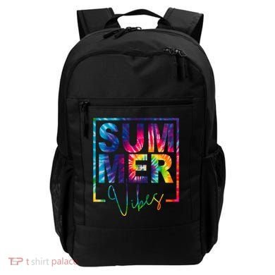 Summer Vibes Tie Dye Vacation Gift Backpack
