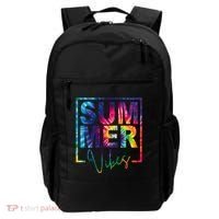 Summer Vibes Tie Dye Vacation Gift Backpack thumb 0
