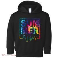 Summer Vibes Tie Dye Vacation Gift Toddler Hoodie thumb 0