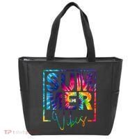 Summer Vibes Tie Dye Vacation Gift Tote Bag thumb 0