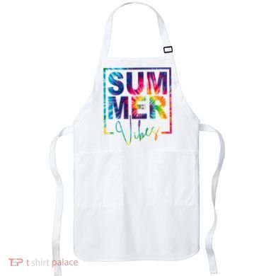 Summer Vibes Tie Dye Vacation Gift Apron